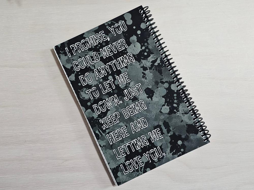 Merch: Sins of the Banna Lined Spiral Notebook